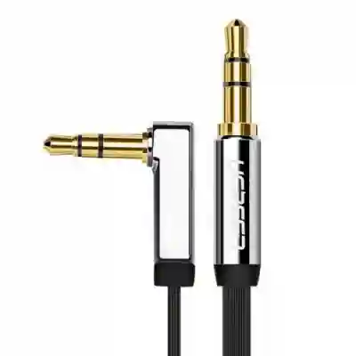 Cablu audio Ugreen AV119, 3.5mm jack male - 3.5mm jack male, 1m, Black