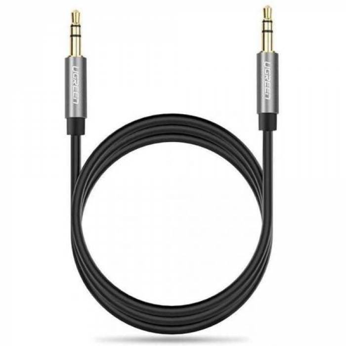 Cablu audio Ugreen AV119, 3.5mm jack male - 3.5mm jack male, 5m, Black