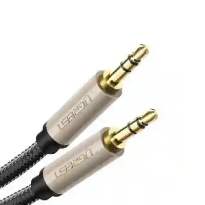 Cablu audio Ugreen AV125, 3.5mm jack male - 3.5mm jack male, 2m, Black