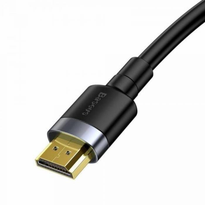 Cablu Baseus Cafule, HDMI male - Hdmi male, 2m, Black