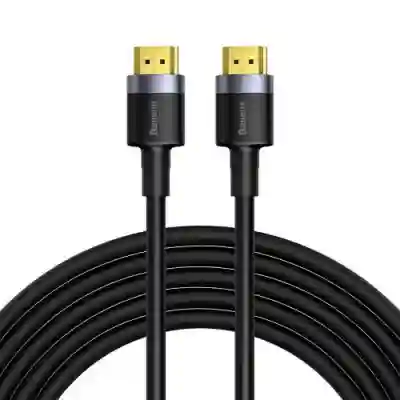 Cablu Baseus Cafule, HDMI male - Hdmi male, 5m, Black