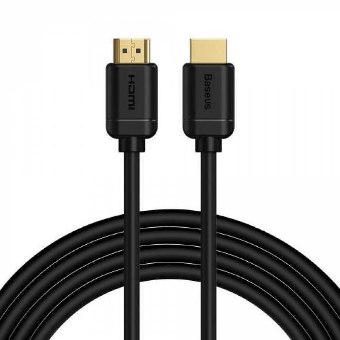 Cablu Baseus CAKGQ-C01, HDMI - HDMI, 3m, Black