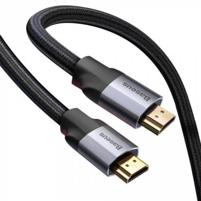  Cablu Baseus Enjoyment, HDMI male - Hdmi male, 5m, Grey