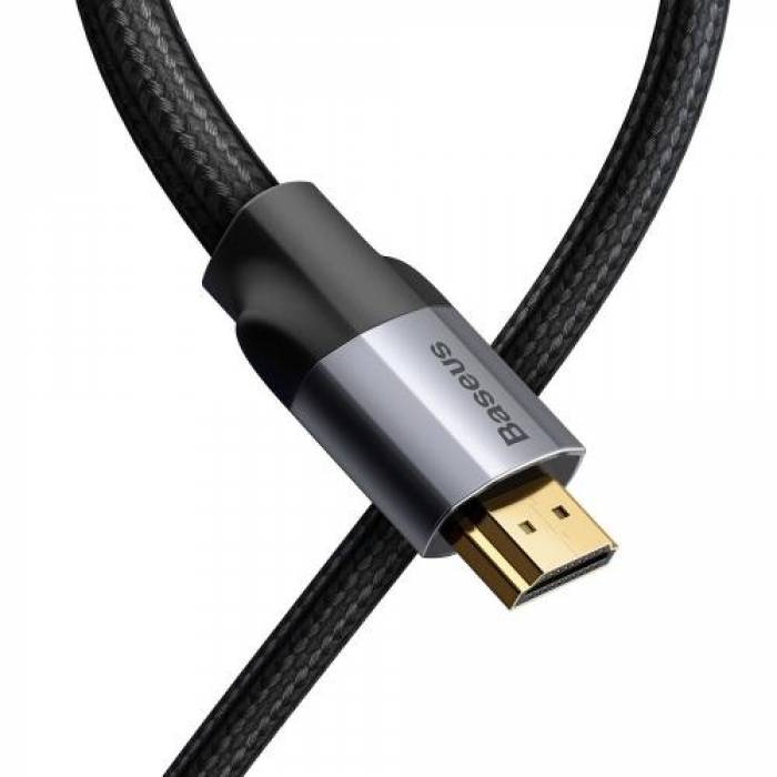  Cablu Baseus Enjoyment, HDMI male - Hdmi male, 5m, Grey