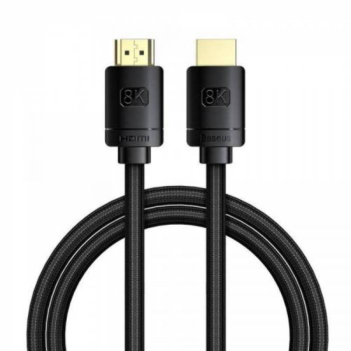 Cablu Baseus High Definition, HDMI male - Hdmi male, 1m, Black