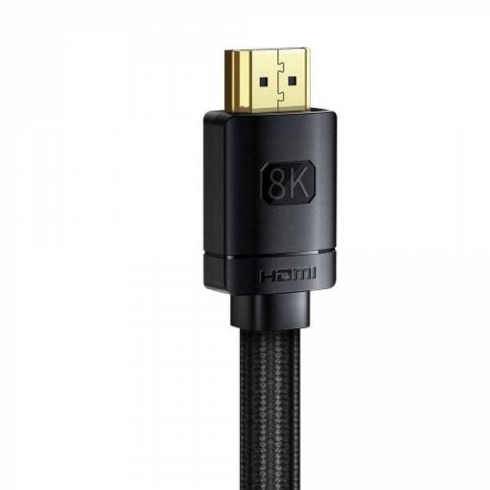 Cablu Baseus High Definition, HDMI male - Hdmi male, 3m, Black
