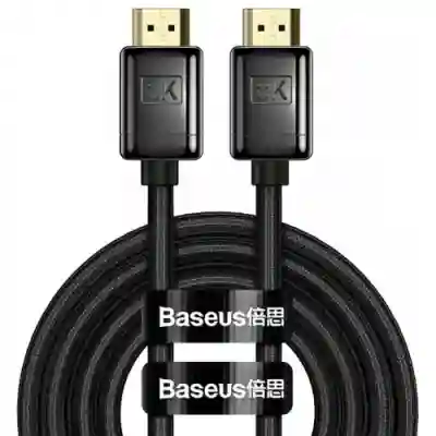 Cablu Baseus WKGQ000101, HDMI - HDMI, 2m, Black