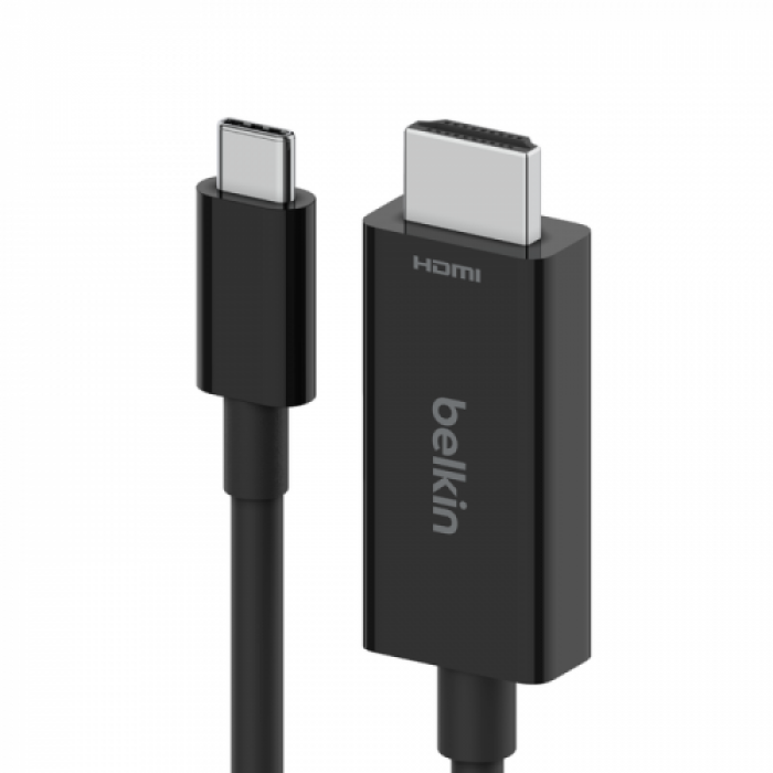 Cablu Belkin AVC012BT2MBK, USB-C - HDMI, 2m, Black