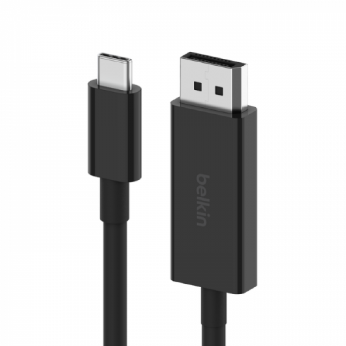 Cablu Belkin AVC014BT2MBK, USB-C - DisplayPort, 2m, Black