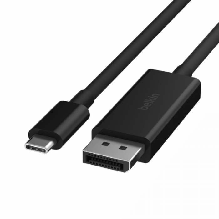 Cablu Belkin AVC014BT2MBK, USB-C - DisplayPort, 2m, Black