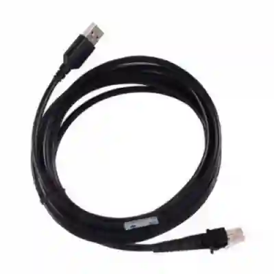 Cablu de alimentare Datalogic 90A052361 pentru Cradle incarcare WLC4X90 Wireless, USB-A, 1.2m, Black