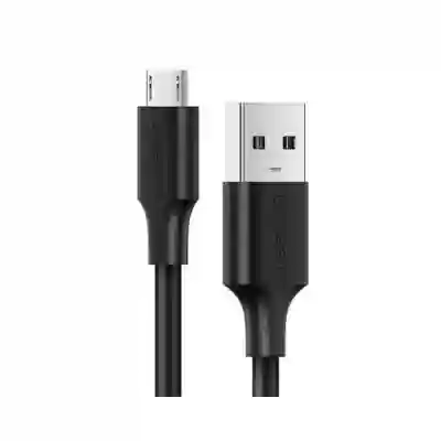Cablu de alimentare Ugreen 60138, USB - microUSB, 2m, Black