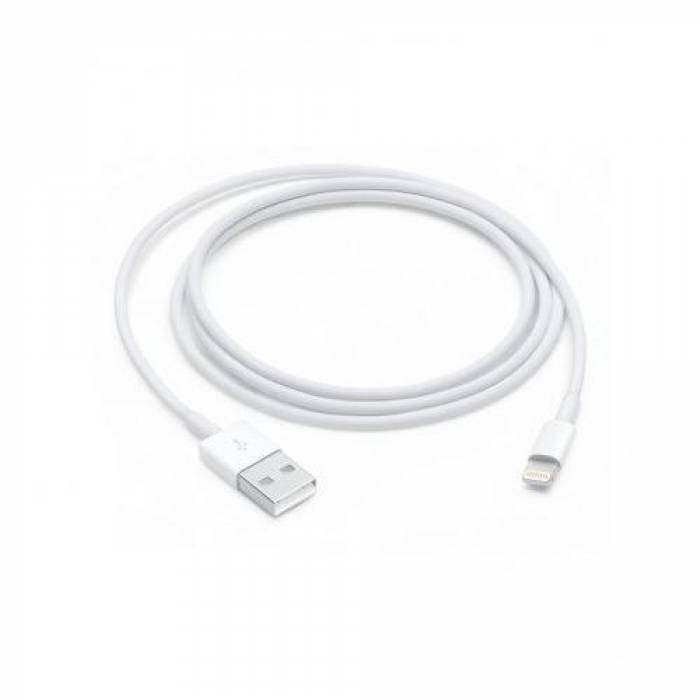 Cablu de date Apple, USB - Lightning, 1m, White