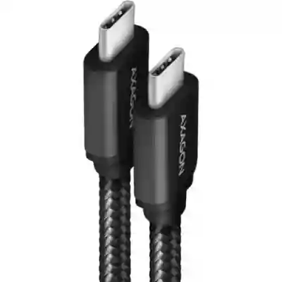 Cablu de date Axagon BUCM3-CM10AB, USB Tip C - USB Tip C, 1m, Black