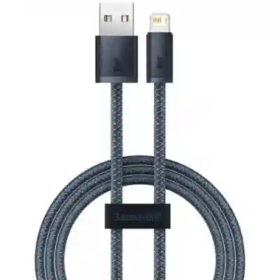 Cablu de date Baseus CALD000416, USB - Lightning, 1m, Gray