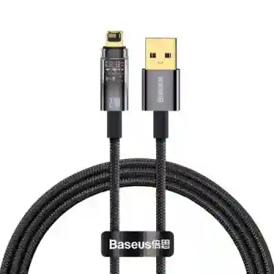 Cablu de date Baseus CATS000401, USB - Lightning, 1m, Gray