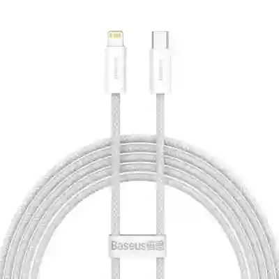 Cablu de date Baseus Dynamic CALD000102 USB-C - Lightning, 2m, White