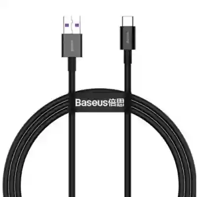 Cablu de date Baseus Superior, Fast Charging, CATYS-A01, USB - USB-C, 2m, Black