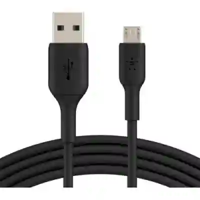 Cablu de date Belkin Boost Charge, micro USB - USB Tip A, 1m, Black