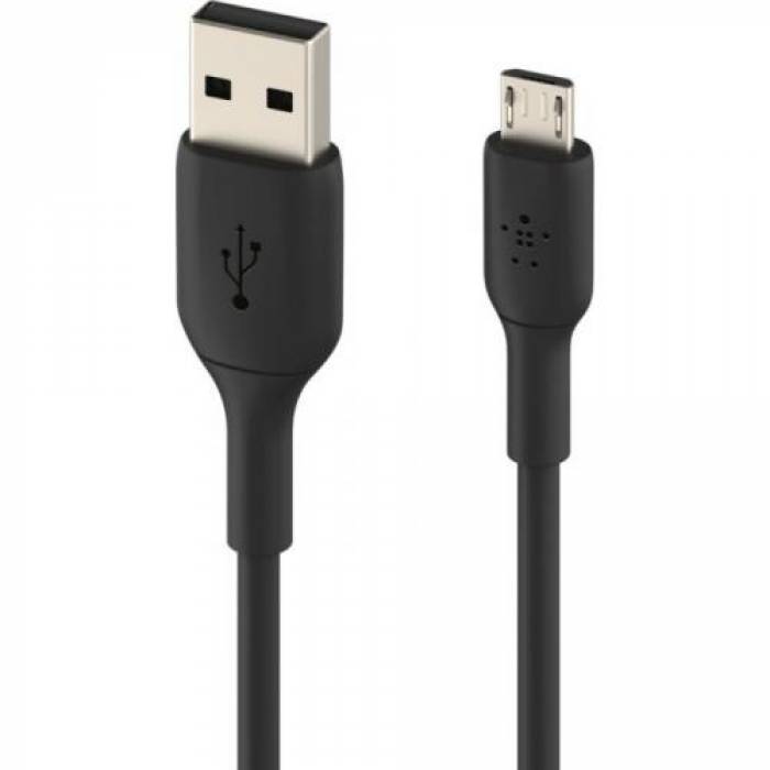 Cablu de date Belkin Boost Charge, micro USB - USB Tip A, 1m, Black