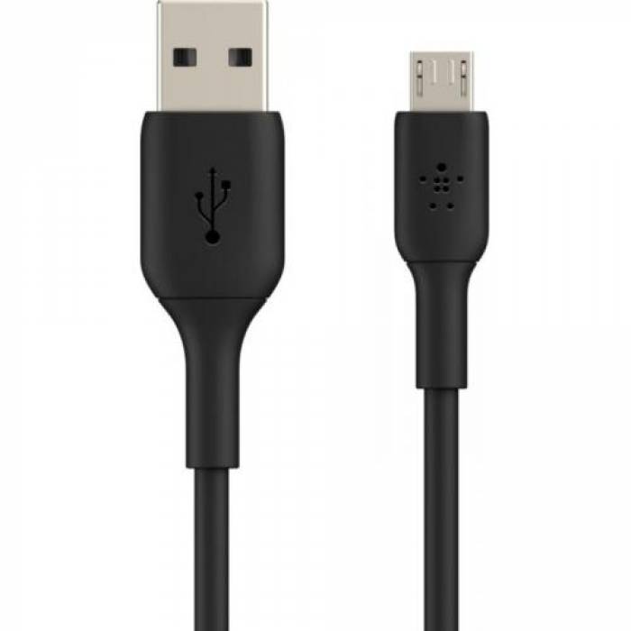 Cablu de date Belkin Boost Charge, micro USB - USB Tip A, 1m, Black