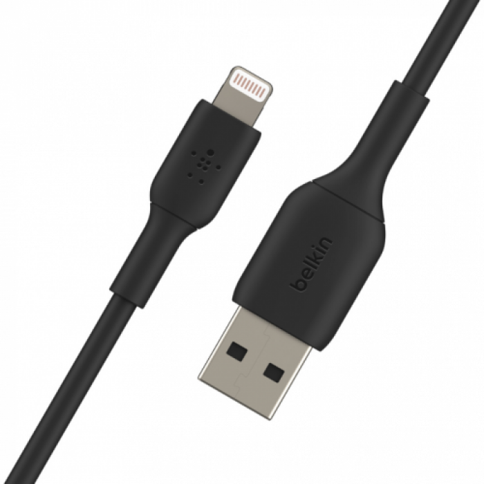 Cablu de date Belkin Boost Charge, USB-A - Lightning, 3m, Black