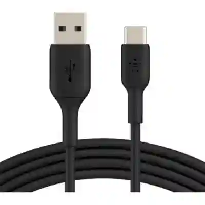 Cablu de date Belkin Boost Charge, USB Tip C - USB Tip A, 2m, Black
