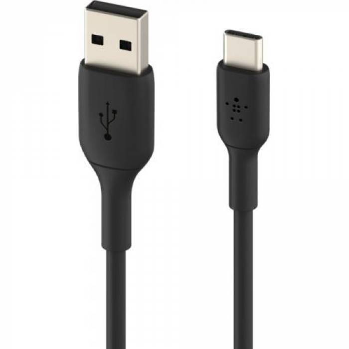 Cablu de date Belkin Boost Charge, USB Tip C - USB Tip A, 2m, Black