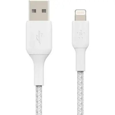 Cablu de date Belkin CAA002BT1MWH, USB - Lightning, 1m, White