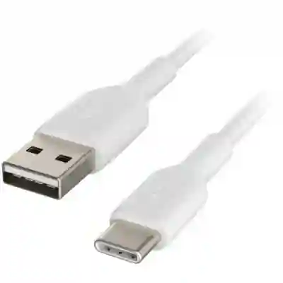 Cablu de date Belkin CAB001BT1MWH, USB - USB-C, 1m, White