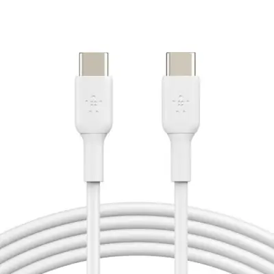 Cablu de date Belkin CAB003BT1MWH, USB-C - USB-C, 1m, White