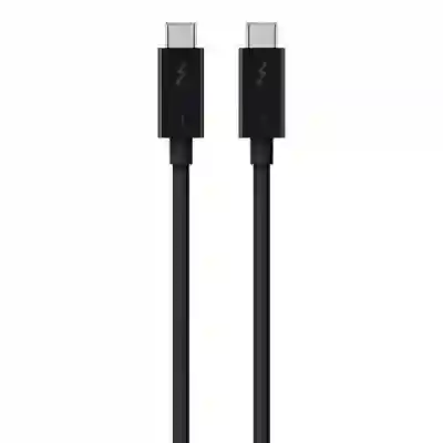 Cablu de date Belkin F2CD084BT0.8MBK, USB-C - USB-C, 0.5m, Black