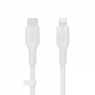 Cablu de date Belkin Flex, USB-C - Lightning, 2m, White