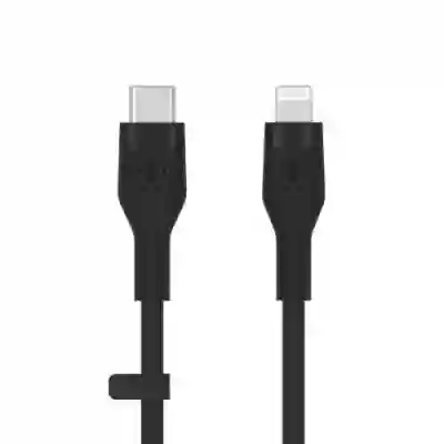 Cablu de date Belkin Flex, USB-C - Lightning, 3m, Black
