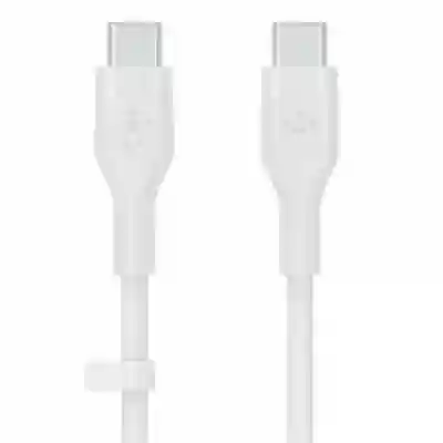 Cablu de date Belkin Flex, USB-C - USB-C, 1m, White