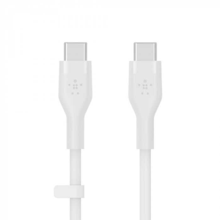 Cablu de date Belkin Flex, USB-C - USB-C, 3m, White