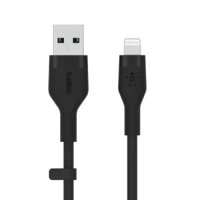 Cablu de date Belkin Flex, USB - Lightning, 1m, Black