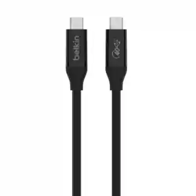 Cablu de date Belkin INZ001BT0.8MBK, USB-C - USB-C, 0.8m, Black