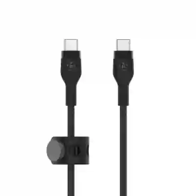 Cablu de date Belkin Pro Flex, USB-C - USB-C, 2m, Black