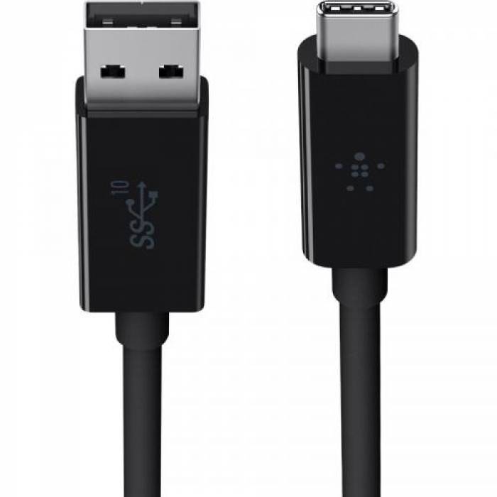 Cablu de date Belkin USB 3.1 tip A - USB 3.1 tip C, 1m, Black