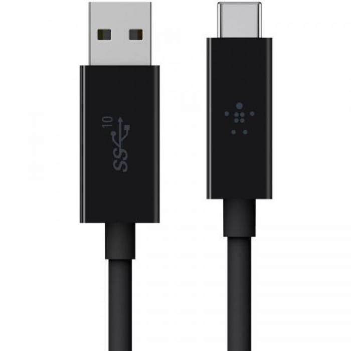 Cablu de date Belkin USB 3.1 tip A - USB 3.1 tip C, 1m, Black