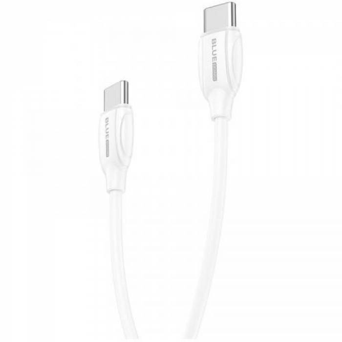 Cablu de date Blue Power B1BX19, USB-C - Lightning, 1m, White