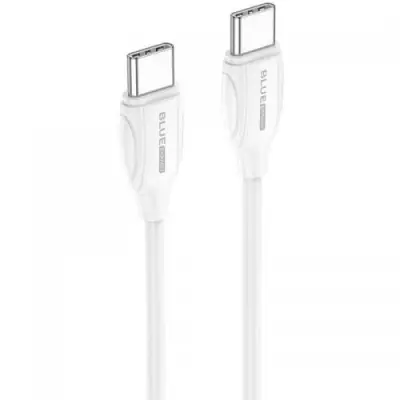 Cablu de date Blue Power B1BX19, USB-C - USB-C, 1m, White