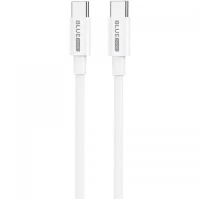 Cablu de date Blue Power B1BX19, USB-C - USB-C, 1m, White