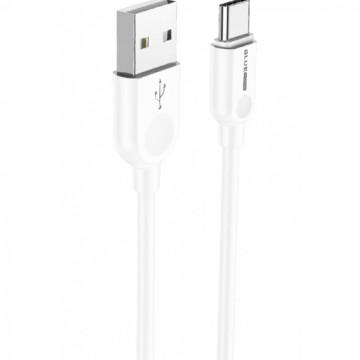 Cablu de date Blue Power BC2BX14 LinkJet, USB - USB-C, 2m, White