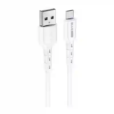 Cablu de date Blue Power BDU01 Novel, USB - microUSB, 1m, White