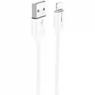 Cablu de date Blue Power BL2BX14 LinkJet, USB - Lightning, 2m, White