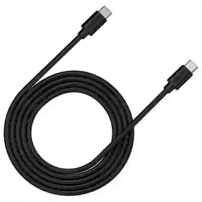 Cablu de date Canyon CNS-USBC12B, USB-C - USB-C, 2m, Black
