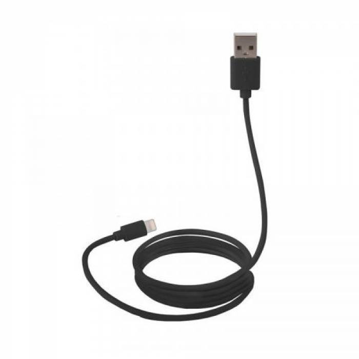 Cablu de date Canyon, USB - Lightning, 1m, Black