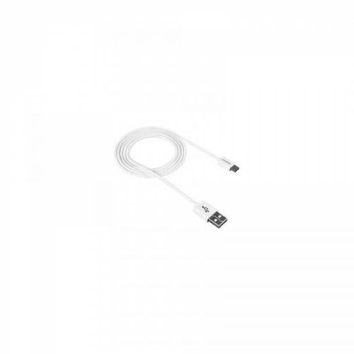 Cablu de date Canyon, USB - USB-C, 1m, White